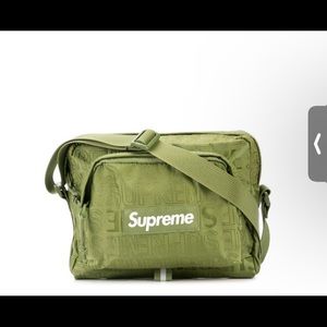 Supreme olive green messenger bag